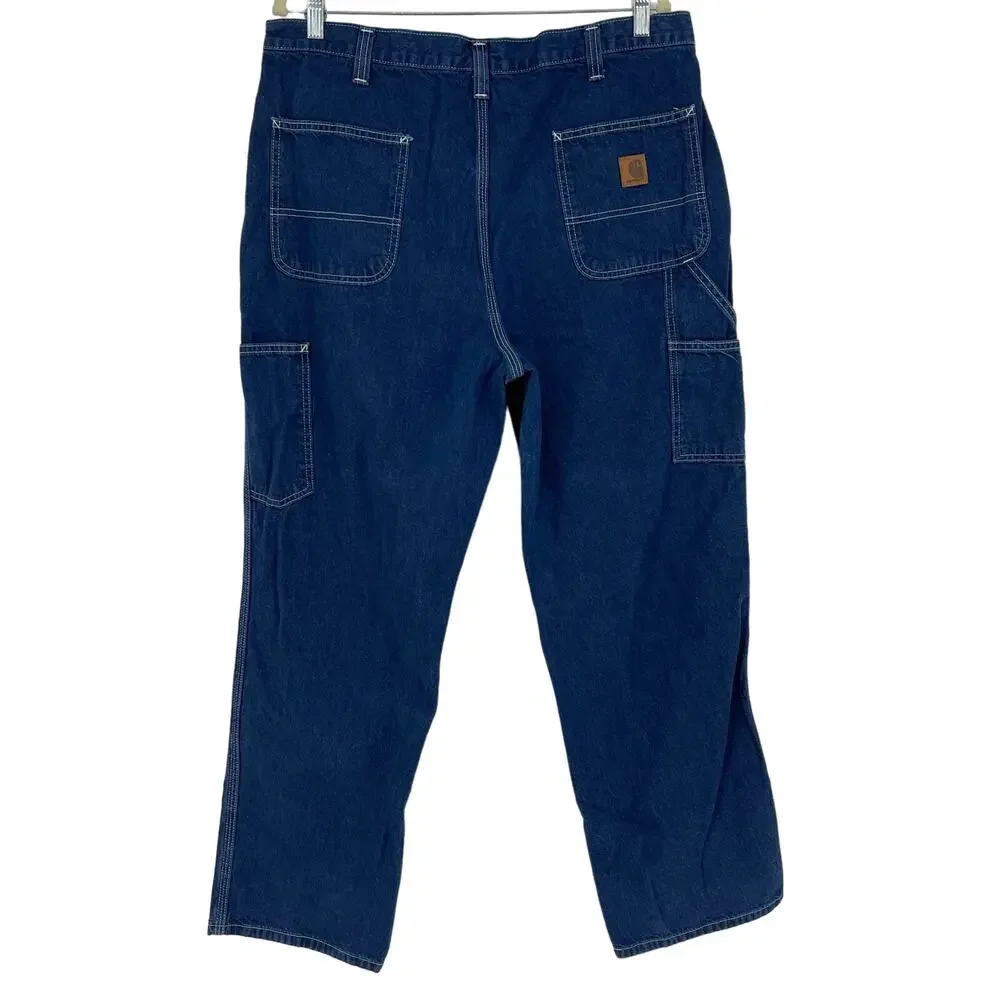 Carhartt Dungaree Fit Carpenter Jeans‎ Blue Men’s Size 38x30